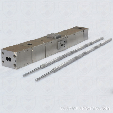 Mikro-Parallel-Doppelextruder Schneckenzylinder